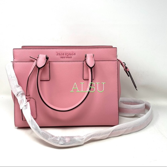 Kate Spade Medium Satchel Cameron Monotone Pink - Picture 12 of 12